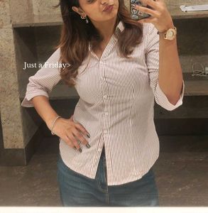 Wardrobe by Westside Classy Striped Formal Shirt