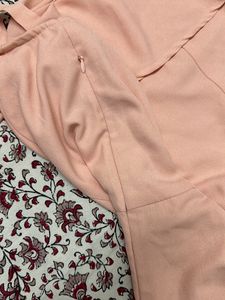 Peach Elegant Dress