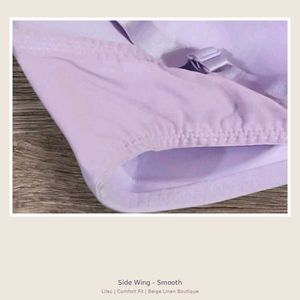 Comfortable Lavender Lace Bra