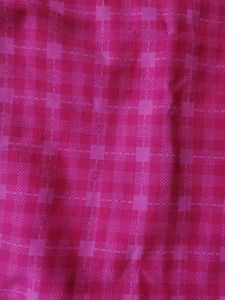 Vibrant Pink Checked Kurta