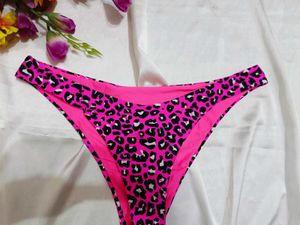 🇳🇿💫🎀Hot Pink Leopard Print Bikini Bottoms