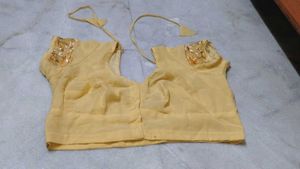 Elegant Yellow Sequence Saree with Blouse