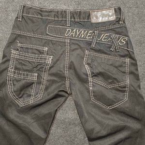 DMJ DayMen 'Y2K Biker' Contrast Stitch Jeans