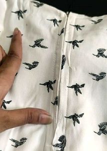 Chic Bird Print Kurti