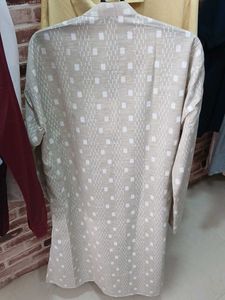Men's Beige Kurta