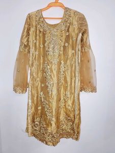 Exquisite Gold Embellished Kurta