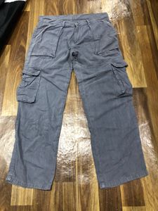 Men's Grey Cargo Pants
