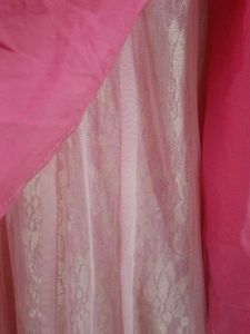 Elegant Pink &amp; Gold Ethnic Gown