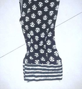 🟦🤍 Dark Blue &amp; White Printed Kurta 🤍🟦
