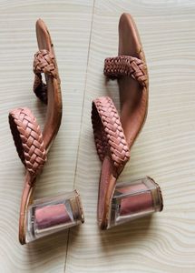 Stylish Braided Strap Flat Sandals