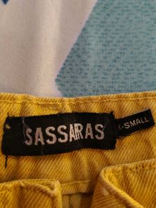 Mustard Wide Leg Jeans