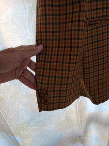 Woolen Double Press Blazer