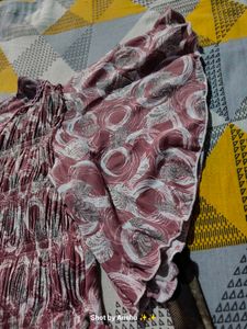 Pink Printed Top