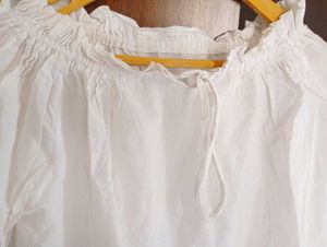 white cotton top