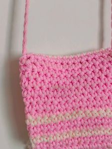 Pastel Crochet Slingbag