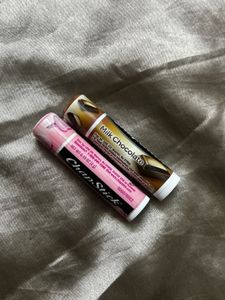 Chapstick Lip Balm Duo - Milk Chocolate &amp; Cotton C