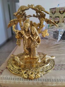 Ornate Radha Krishna Figurine