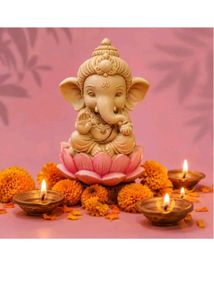 DIY Ganesha Idol with Paints