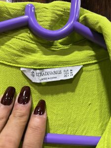 Green Shirt Dress