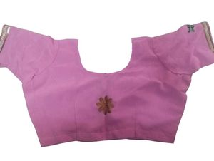 Beautiful Floral Pink Saree with Blouse