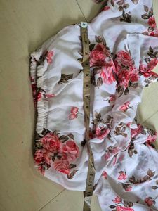 Crop Top Floral Print