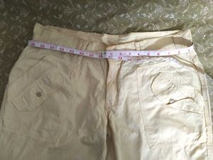 Unisex  , off-white baggy cargo