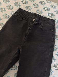 Classic High-Waisted Black Jeans