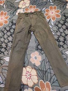 Olive Green Jeans