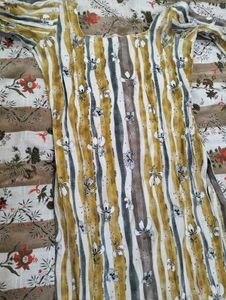 Printed Yellow Suit
