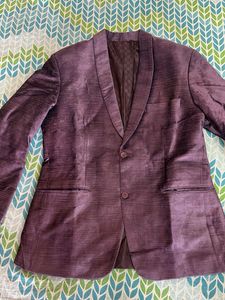 Elegant Purple Men's Blazer