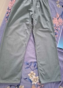 Comfortable Green Wide-Leg Pants
