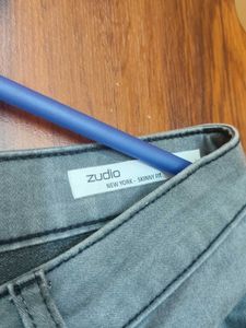 Grey Skinny Fit Jeans