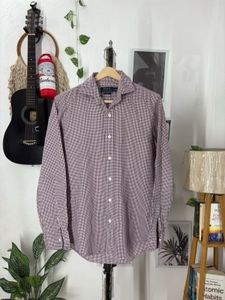 Ralph Lauren check boxy shirt.