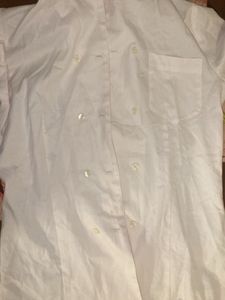 Classic White Short Sleeve Button-Up Shirt