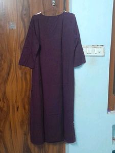 Burgundy 'W' Top