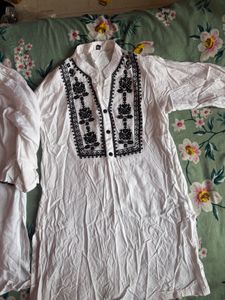 white kurti for sisters / besties
