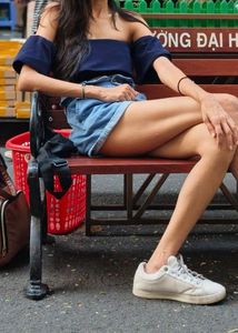 Navy Blue crop top