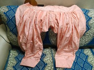Elegant Satin Pink Kurta Set with Embroidery