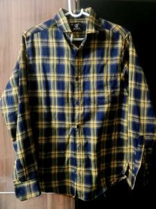 Jicott Yellow Plaid Shirt