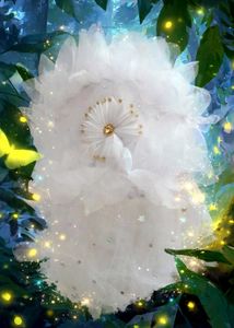 Enchanting White Tulle Gown