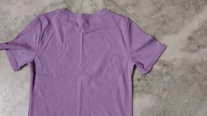Purple T-Shirt Dress