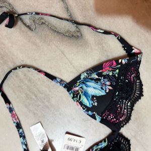 Floral Bikini Top - New with Tag