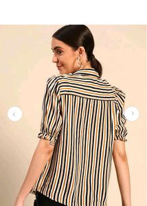 All About You Striped Semi Formal Top XXL