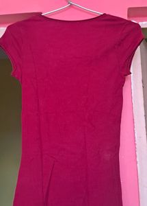 Skin Tight V-Neck Top