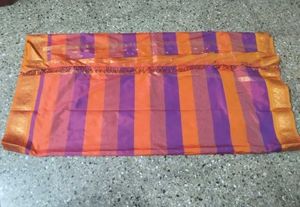 Price dropped Vibrant Striped Saree with blouse