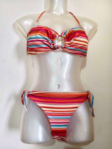 🎁Buy 1, Get 1 FREE🎁Striped &amp; Floral Bikini Set
