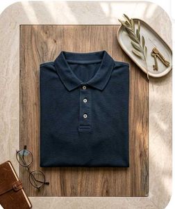Classic Navy Blue Polo Shirt