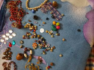 Assorted Beads &amp; Jewelry Findings