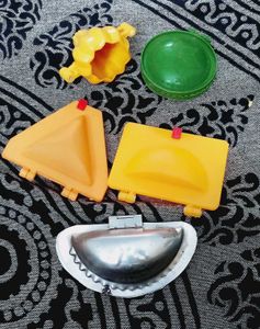 Set of 5 vintage Samosa/Sandwich Moulds