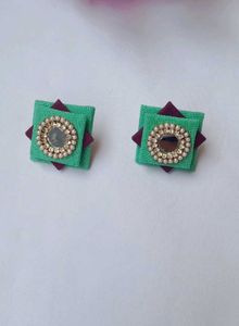 Handmade Yellow &amp; Orange Earrings